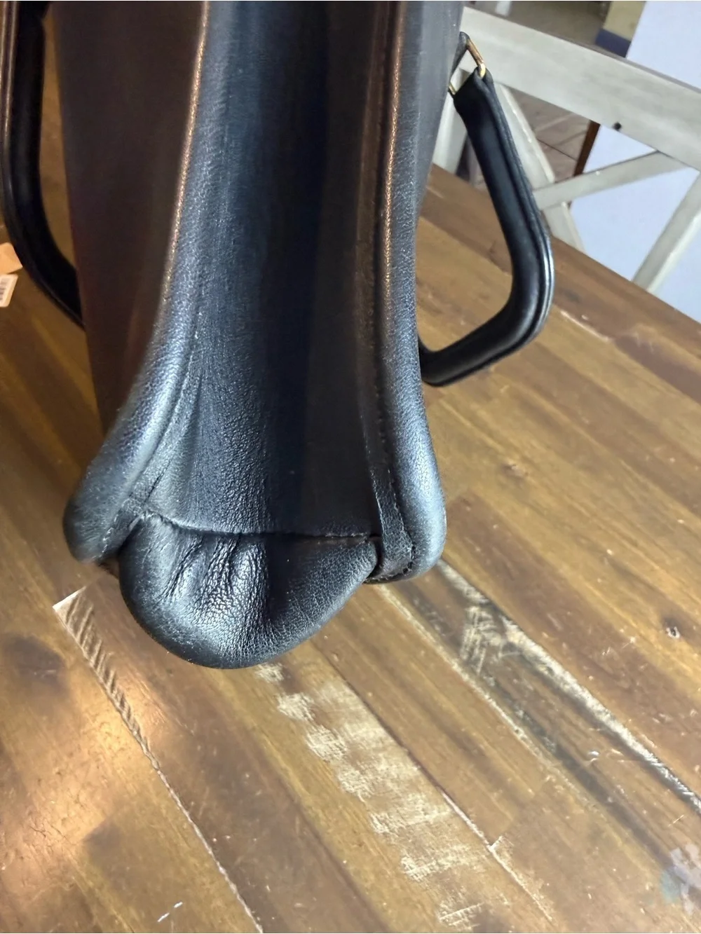 Coach Black Leather Briefcase